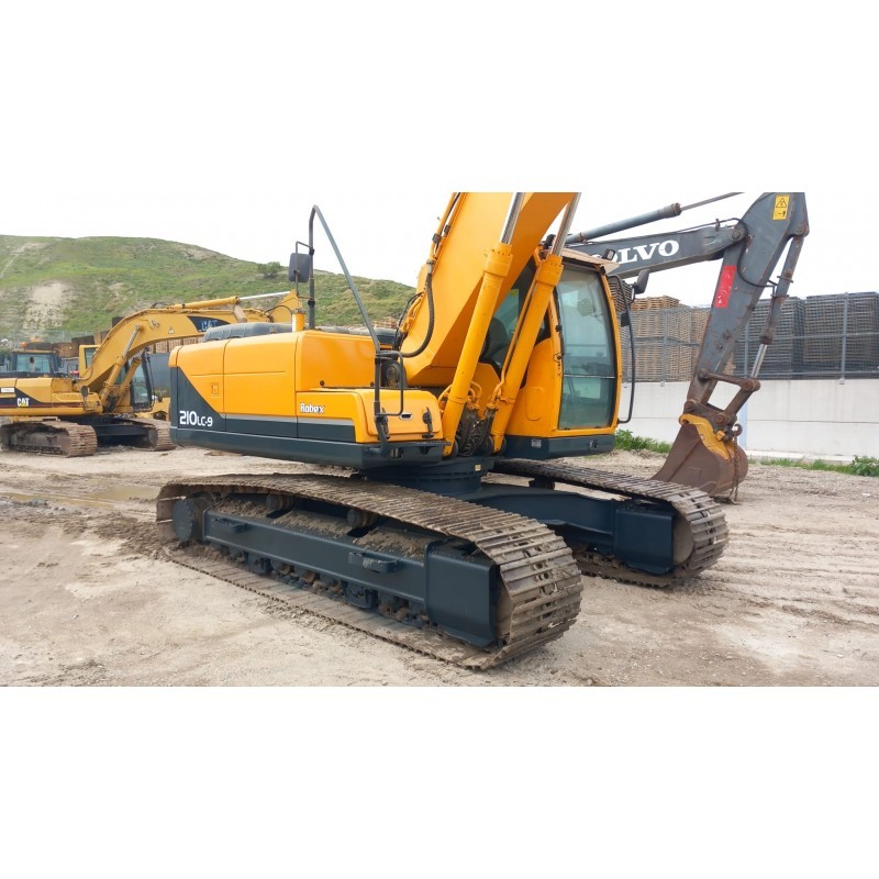 Excavadora huunday de cadena 210lc. 9