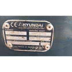 Excavadora huunday de cadena 210lc. 9